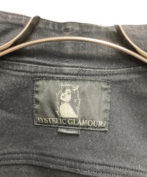 Hysteric Glamour（ヒステリックグラマー）Hysteric Glamour (ヒステリックグラマー) ワッペンジップジャケット ブラック サイズ:Mの古着・服飾アイテム