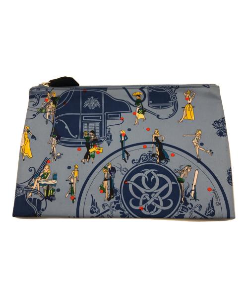 HERMES（エルメス）HERMES (エルメス) シルキーポケット ネイビーの古着・服飾アイテム