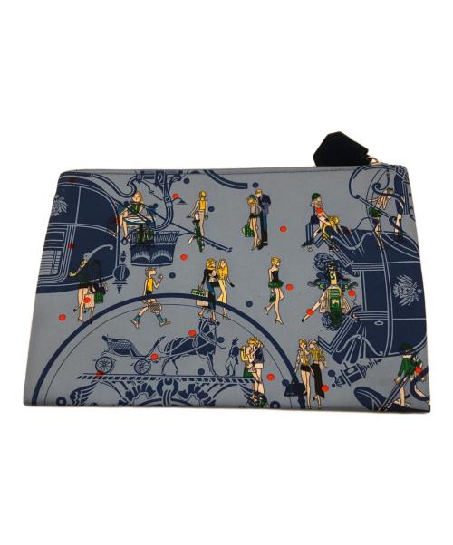 HERMES（エルメス）HERMES (エルメス) シルキーポケット ネイビーの古着・服飾アイテム