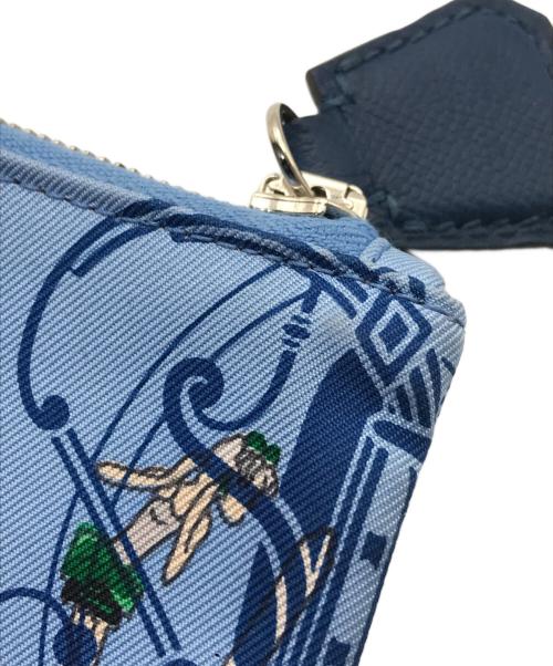 HERMES（エルメス）HERMES (エルメス) シルキーポケット ネイビーの古着・服飾アイテム