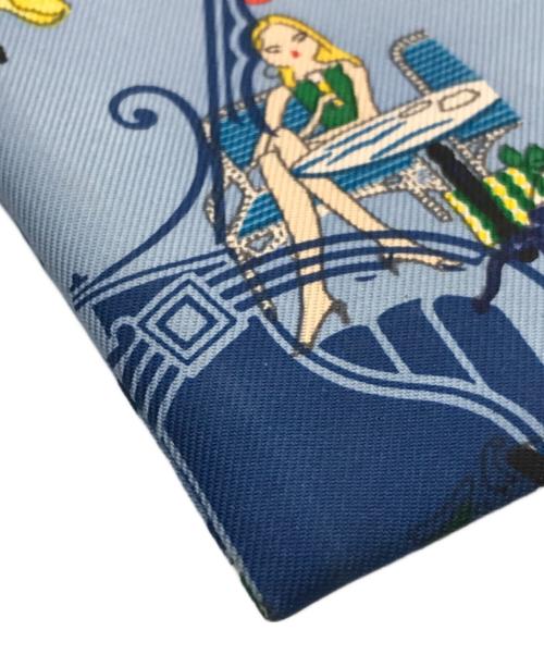 HERMES（エルメス）HERMES (エルメス) シルキーポケット ネイビーの古着・服飾アイテム