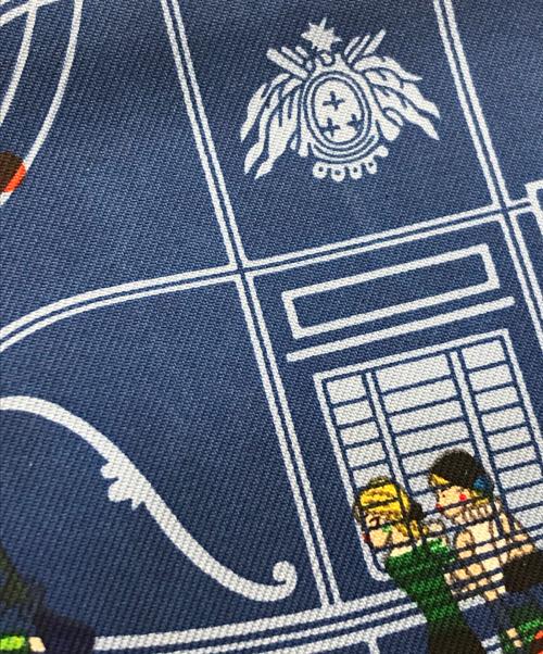 HERMES（エルメス）HERMES (エルメス) シルキーポケット ネイビーの古着・服飾アイテム