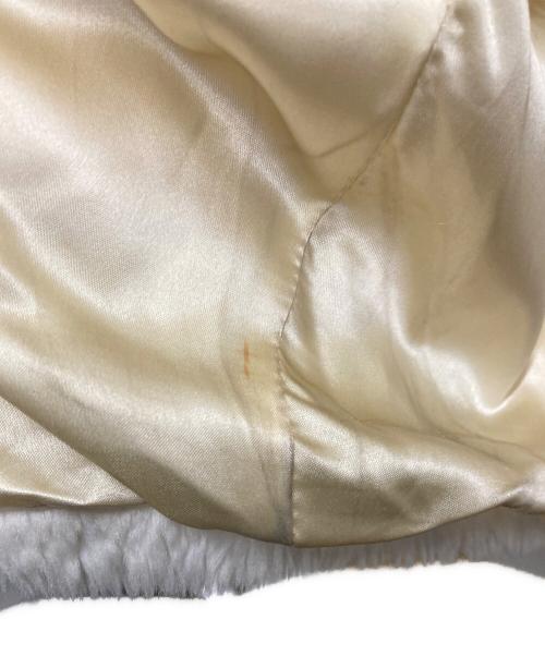 Apparence（アパランス）Apparence (アパランス) DISNEY (ディズニー) 90'S ミッキー＆ミニーフェイクファーコート ホワイト サイズ:FREEの古着・服飾アイテム