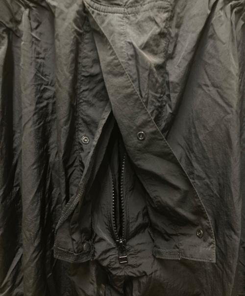 SASQUATCHfabrix.（サスクワッチファブリックス）SASQUATCHfabrix. (サスクワッチファブリックス) NYLON OVERALL ブラック サイズ:Lの古着・服飾アイテム