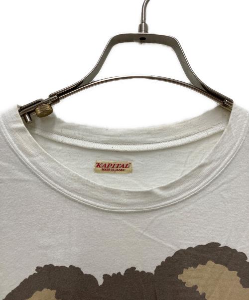 KAPITAL（キャピタル）KAPITAL (キャピタル) Big Bear T-Shirt ホワイト サイズ:Lの古着・服飾アイテム