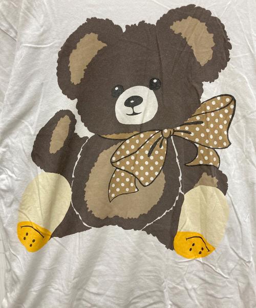 KAPITAL（キャピタル）KAPITAL (キャピタル) Big Bear T-Shirt ホワイト サイズ:Lの古着・服飾アイテム