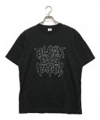 THE BLACK EYE PATCHブラックアイパッチ）の古着「TRAP METAL STITCHED LOGO TEE」｜ブラック