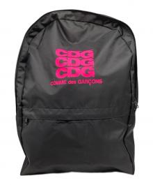 COMME des GARCONS（コムデギャルソン）の古着「FLUORESCENT PRINTED BACKPACK」｜ブラック