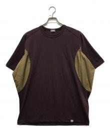 KOLOR（カラー）の古着「切替Tシャツ」｜ワインレッド