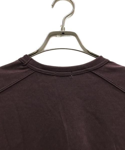 KOLOR（カラー）KOLOR (カラー) 切替Tシャツ ワインレッド サイズ:3の古着・服飾アイテム