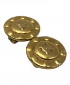 CELINEセリーヌ）の古着「マカダムイヤリング」｜ゴールド