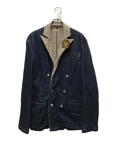 KAPITAL（キャピタル）KAPITAL (キャピタル) デニム天竺クロスビージャケット インディゴ サイズ:4の古着・服飾アイテム