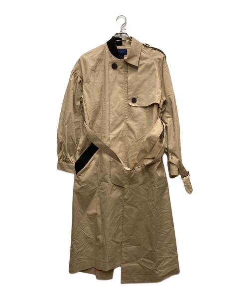 AULA AILA（アウラアイラ）AULA AILA (アウラアイラ) Soffitto (ソフィット) ハーフコンビトレンチコート ベージュの古着・服飾アイテム