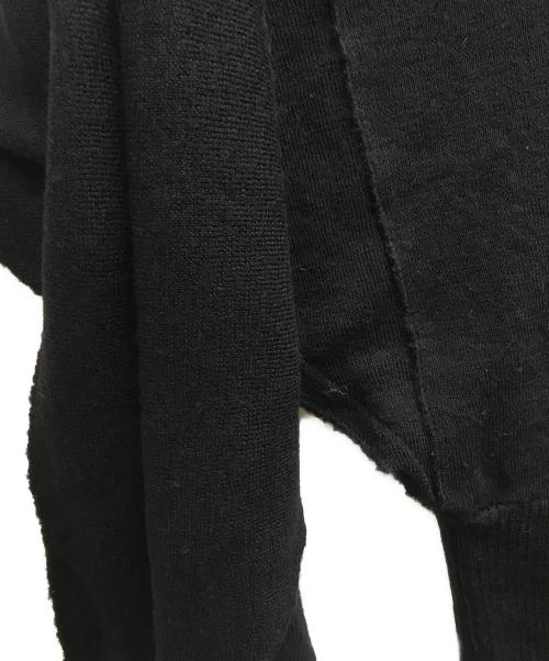 COMME des GARCONS（コムデギャルソン）COMME des GARCONS (コムデギャルソン) 70s～ウールニット ブラック サイズ:FREEの古着・服飾アイテム