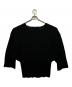 COMME des GARCONS (コムデギャルソン) 70s～ウールニット ブラック サイズ:FREE：20000円