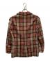 ernesto (エルネスト) チェックテーラードジャケット レッド×ベージュ サイズ:M：11000円