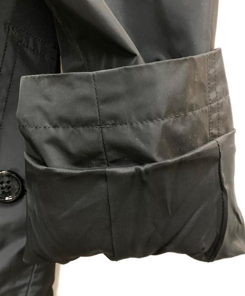 BURBERRY LONDON（バーバリーロンドン）BURBERRY LONDON (バーバリーロンドン) ステンカラーナイロンコート ブラック サイズ:Mの古着・服飾アイテム