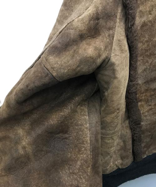 Schott（ショット）Schott (ショット) ムートンジャケット ブラウン サイズ:38の古着・服飾アイテム