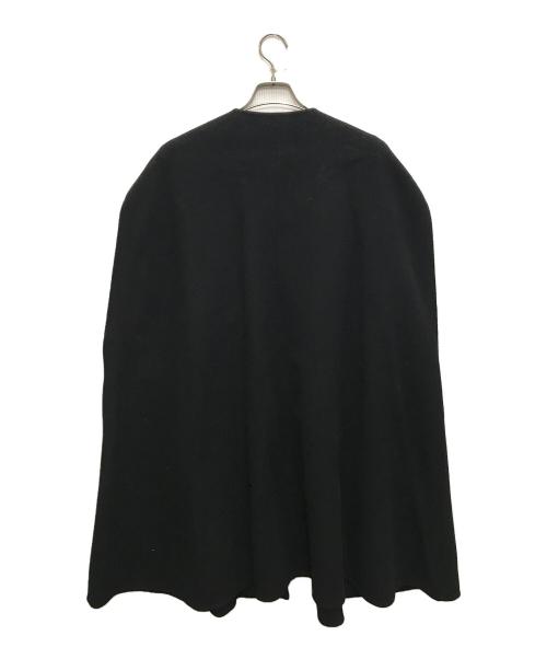 M-premierBLACK（エムプルミエブラック）M-premierBLACK (エムプルミエブラック) リバービーバージレノースリーブコート ブラック サイズ:38の古着・服飾アイテム