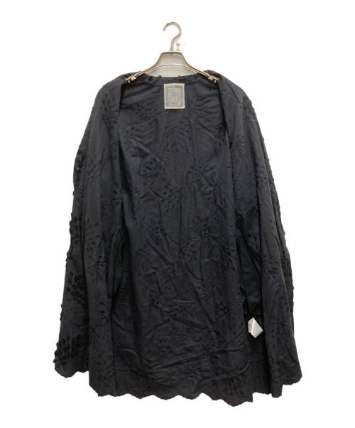 BEARDSLEY（ビアズリー）BEARDSLEY (ビアズリー) 刺繍羽織ワンピース ブラック サイズ:FREEの古着・服飾アイテム