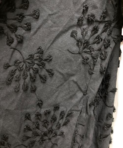 BEARDSLEY（ビアズリー）BEARDSLEY (ビアズリー) 刺繍羽織ワンピース ブラック サイズ:FREEの古着・服飾アイテム
