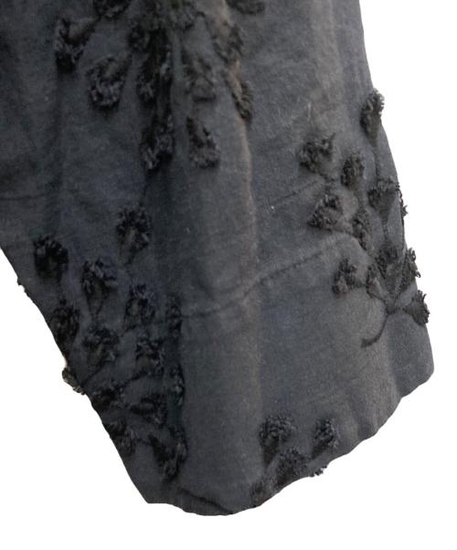 BEARDSLEY（ビアズリー）BEARDSLEY (ビアズリー) 刺繍羽織ワンピース ブラック サイズ:FREEの古着・服飾アイテム
