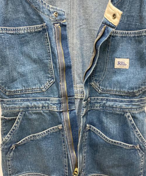 RRL（ダブルアールエル）RRL (ダブルアールエル) ROBYNNEデニムオーバーオール インディゴ サイズ:1の古着・服飾アイテム