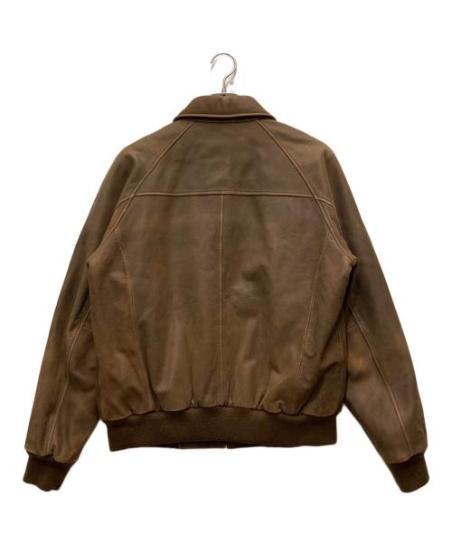 ST JOHN'S BAY（セントジョンズベイ）ST JOHN'S BAY (セントジョンズベイ) 90sレザージャケット ブラウン サイズ:Ⅿの古着・服飾アイテム