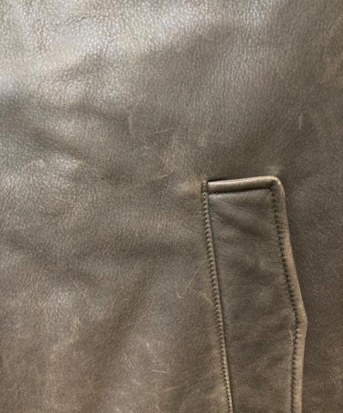 ST JOHN'S BAY（セントジョンズベイ）ST JOHN'S BAY (セントジョンズベイ) 90sレザージャケット ブラウン サイズ:Ⅿの古着・服飾アイテム