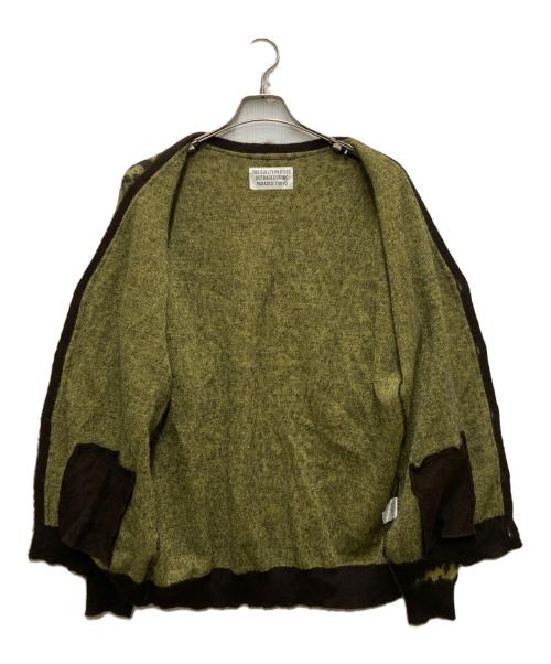 WACKO MARIA（ワコマリア）WACKO MARIA (ワコマリア) レオパードモヘアカーディガン イエロー サイズ:Lの古着・服飾アイテム