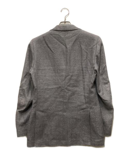 LARDINI（ラルディーニ）LARDINI (ラルディーニ) ウールリネンジャケット グレー サイズ:44の古着・服飾アイテム