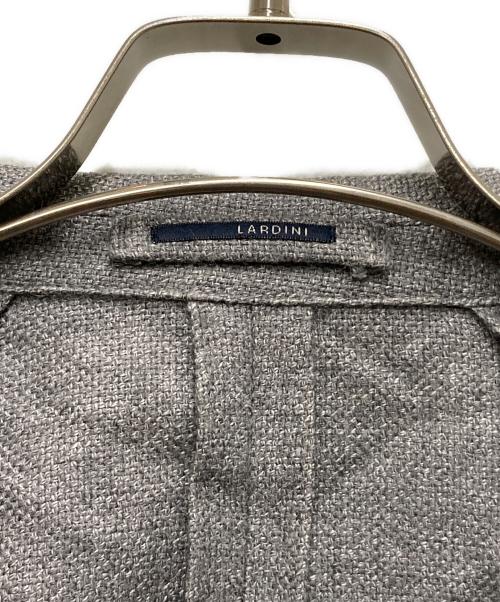 LARDINI（ラルディーニ）LARDINI (ラルディーニ) ウールリネンジャケット グレー サイズ:44の古着・服飾アイテム