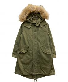 MINEDENIM（マインデニム）の古着「Denim Quilt Liner Mods CTモッズコート」｜カーキ