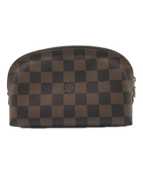 LOUIS VUITTON（ルイ ヴィトン）LOUIS VUITTON (ルイ ヴィトン) コスメポーチ ブラウンの古着・服飾アイテム