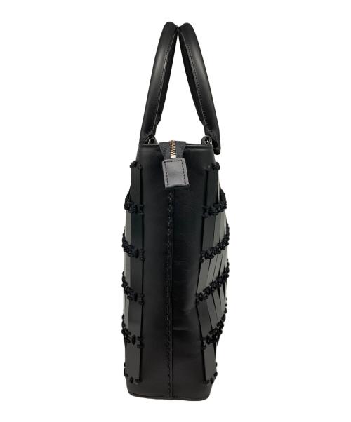 miyake（ミヤケ デザイン スタジオ）MIYAKE (ミヤケ デザイン スタジオ) サムライ甲冑バッグ ブラックの古着・服飾アイテム