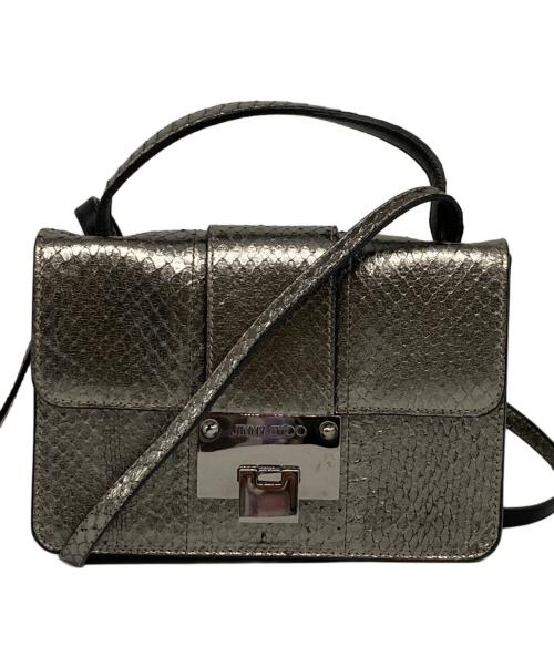 JIMMY CHOO（ジミーチュウ）JIMMY CHOO (ジミーチュウ) 2WAYショルダーバッグ シルバーの古着・服飾アイテム