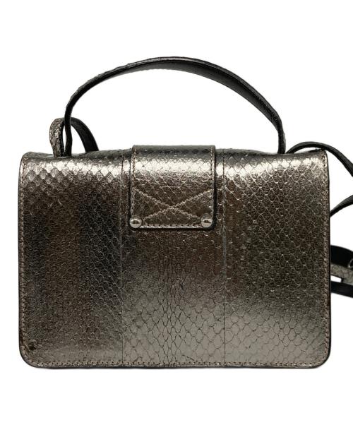 JIMMY CHOO（ジミーチュウ）JIMMY CHOO (ジミーチュウ) 2WAYショルダーバッグ シルバーの古着・服飾アイテム