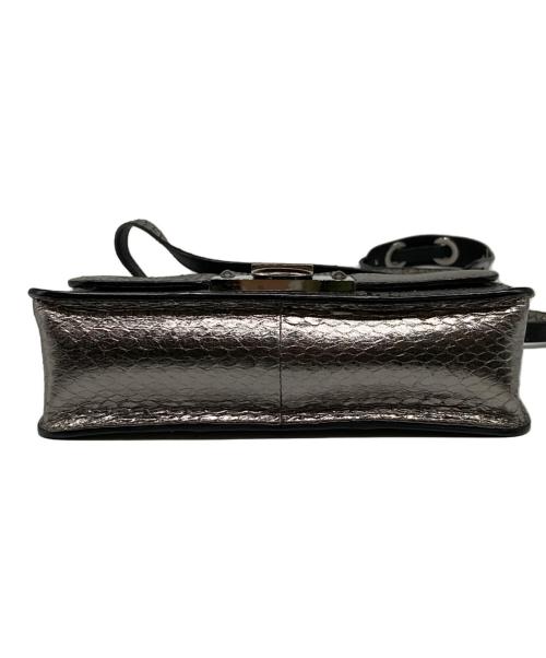 JIMMY CHOO（ジミーチュウ）JIMMY CHOO (ジミーチュウ) 2WAYショルダーバッグ シルバーの古着・服飾アイテム