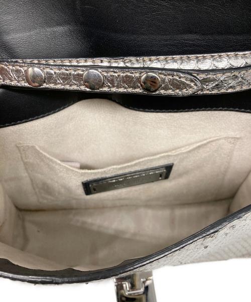 JIMMY CHOO（ジミーチュウ）JIMMY CHOO (ジミーチュウ) 2WAYショルダーバッグ シルバーの古着・服飾アイテム