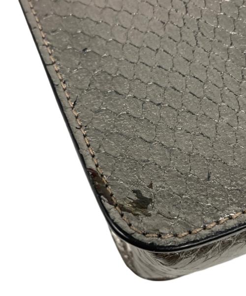 JIMMY CHOO（ジミーチュウ）JIMMY CHOO (ジミーチュウ) 2WAYショルダーバッグ シルバーの古着・服飾アイテム