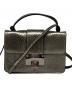 JIMMY CHOO（ジミーチュウ）の古着「2WAYショルダーバッグ」｜シルバー