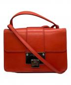 JIMMY CHOOジミーチュウ）の古着「2WAYショルダーバッグ」｜レッド