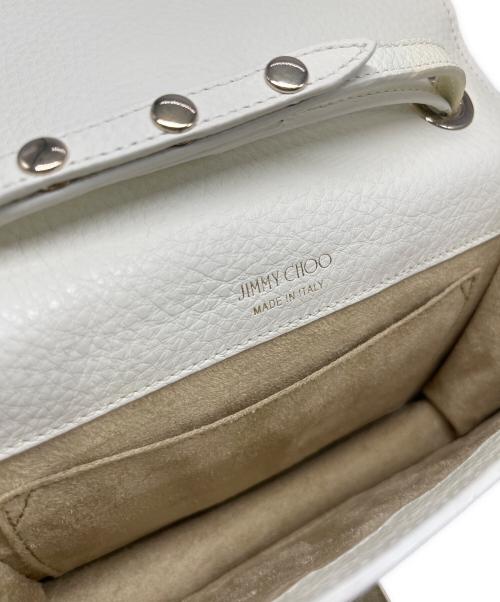 JIMMY CHOO（ジミーチュウ）JIMMY CHOO (ジミーチュウ) 2WAYショルダーバッグ ホワイトの古着・服飾アイテム