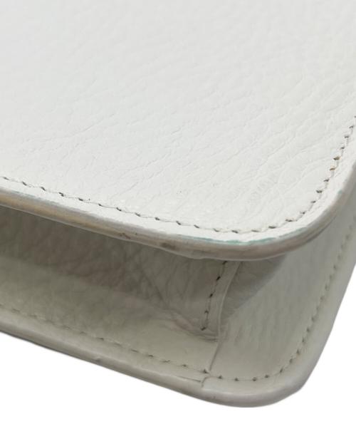 JIMMY CHOO（ジミーチュウ）JIMMY CHOO (ジミーチュウ) 2WAYショルダーバッグ ホワイトの古着・服飾アイテム