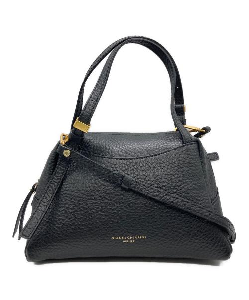 GIANNI CHIARINI（ジャンニ キアリーニ）GIANNI CHIARINI (ジャンニ キアリーニ) 2WAYショルダーバッグ ブラックの古着・服飾アイテム