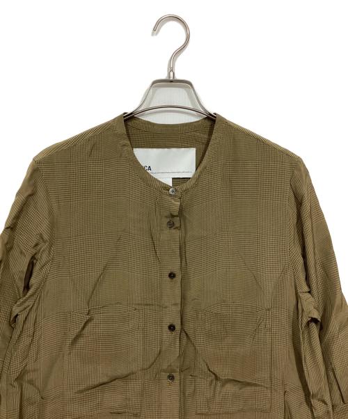 ticca（ティッカ）ticca (ティッカ) チェックワンピース カーキ サイズ:freeの古着・服飾アイテム