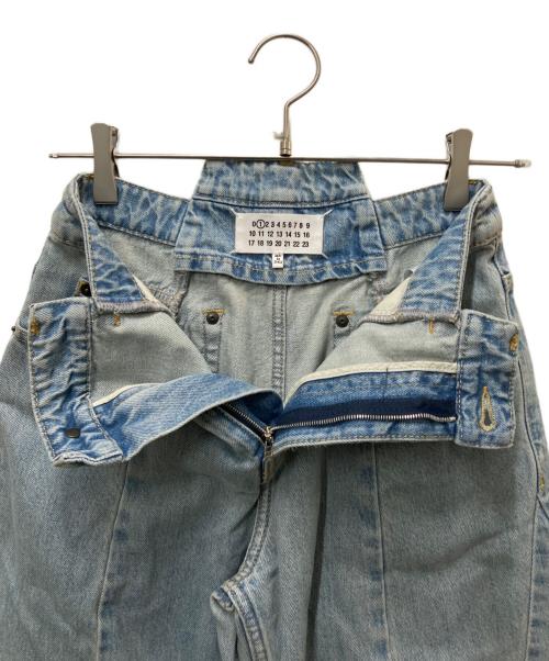 Maison Margiela（メゾンマルジェラ）Maison Margiela (メゾンマルジェラ) ワイドデニムパンツ ブルー サイズ:38の古着・服飾アイテム