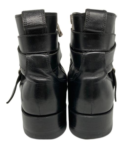 BALMAIN（バルマン）BALMAIN (バルマン) サイドジップジョッパーブーツ ブラック サイズ:41の古着・服飾アイテム