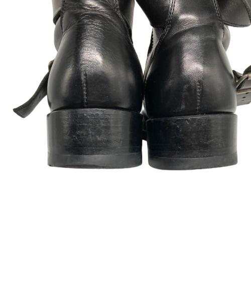 BALMAIN（バルマン）BALMAIN (バルマン) サイドジップジョッパーブーツ ブラック サイズ:41の古着・服飾アイテム