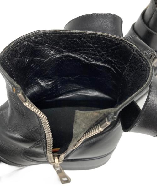 BALMAIN（バルマン）BALMAIN (バルマン) サイドジップジョッパーブーツ ブラック サイズ:41の古着・服飾アイテム